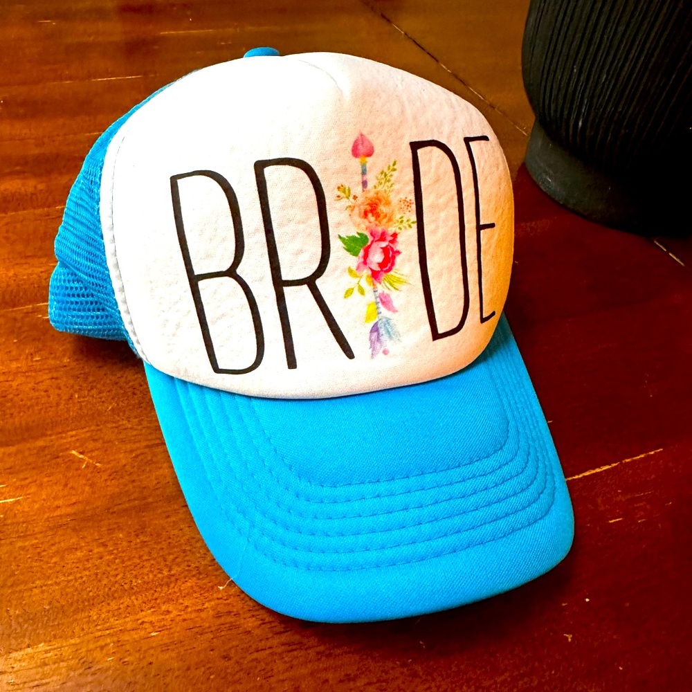 Bride trucker hat